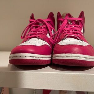 Kids Pink and White Sneakers
